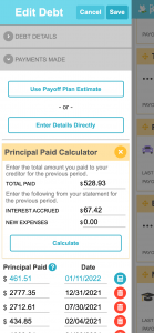 Debt Payoff Planner – Support