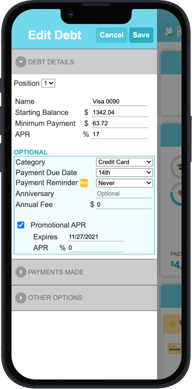 Debt Payoff Planner - Overview