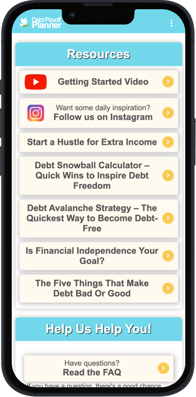Debt Payoff Planner - Overview